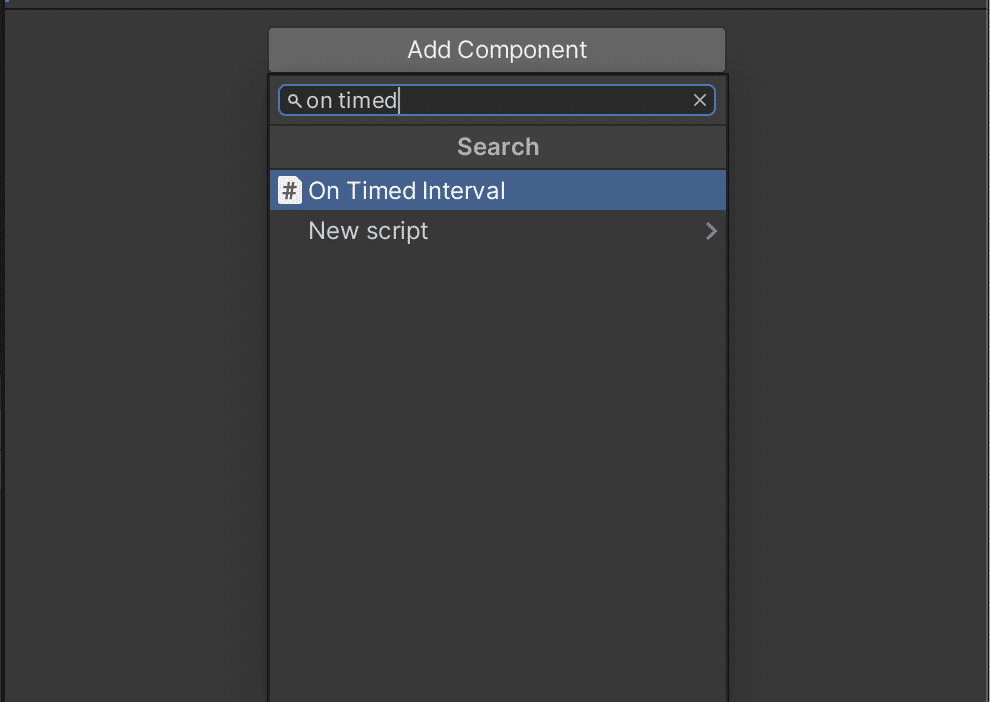 unity add component on timed intervals