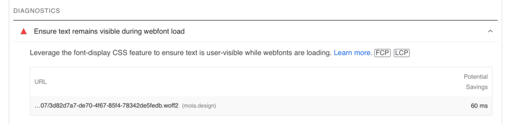 elementor ensure text remains visible during webfont load